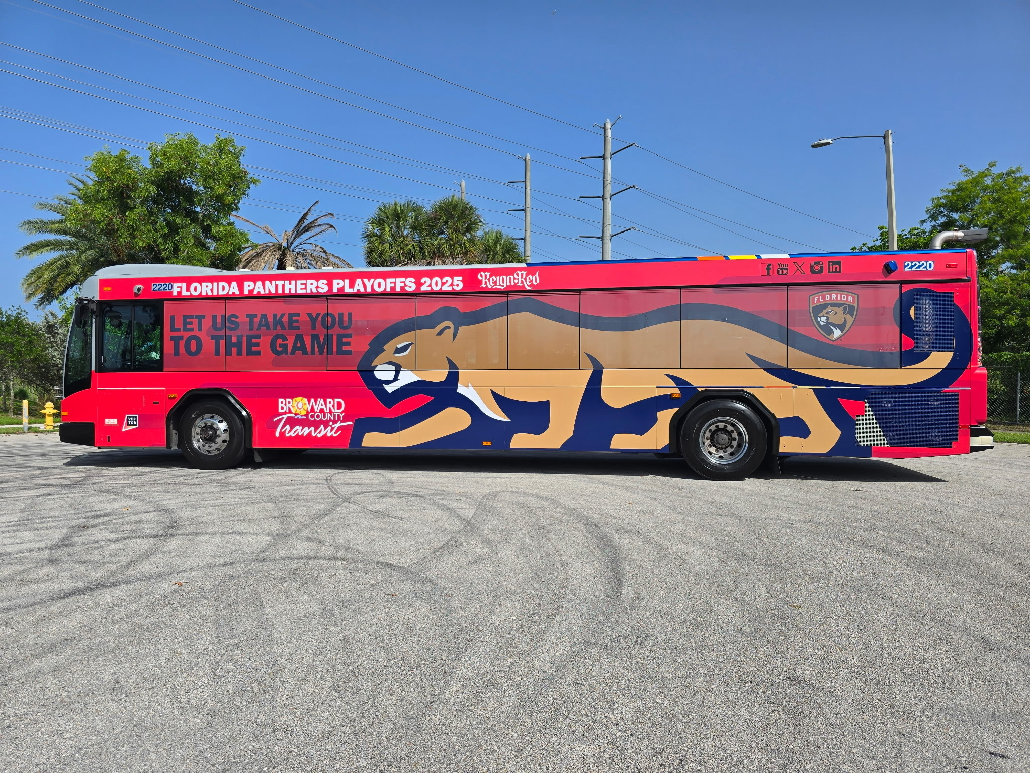 Panthers Bus Ready for the Express Service