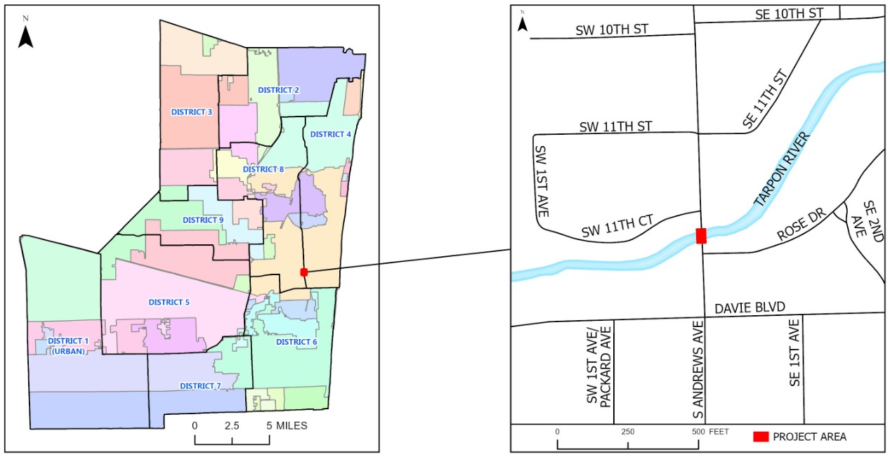 map of area under construction