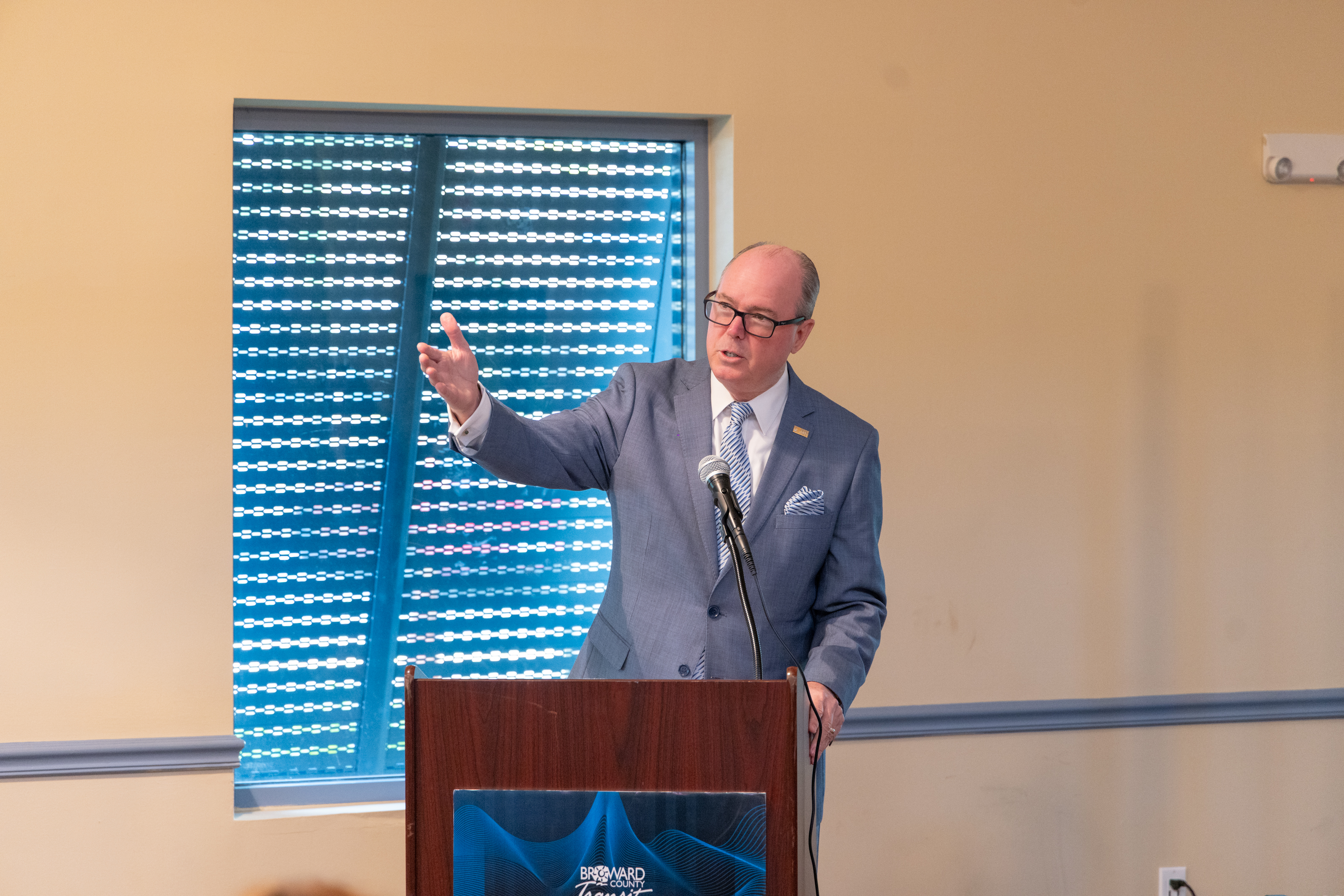 Commissioner Lamar P. Fisher opened the public meeting. 