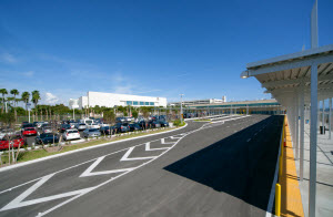 In addition to the LEED certification improvements, the Port installed eco-friendly solar/wind-powered lighting in the Terminal 4 parking lot.