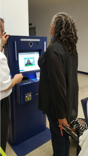 Port Everglades is testing automated passport control kiosks.