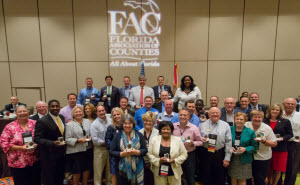 Commissioner Chip LaMarca receives FAC Presidential Advocacy Award