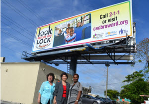From left to right: Cindy Arenberg Seltzer, CSC; Broward County Commissioner Lois Wexler; and Janice Carter, ELC.