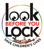 "Look Before You Lock" campaign logo