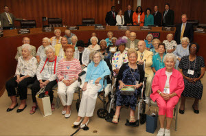 Broward County's Centennial Citizens are honored by Broward Commission. 